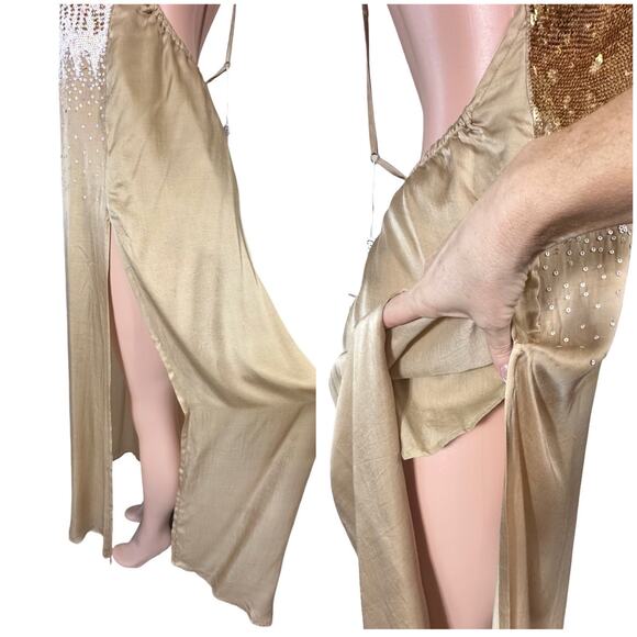 Beach Bunny Ariel - Gold Ombre Dress SZ S $245 - Picture 12 of 13